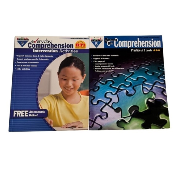 Newmark Learning Grade 5 Reading Comprehension & Everyday  Intervention - Picture 1 of 9